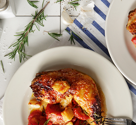 μπουτια κοτοπουλο στο φουρνο