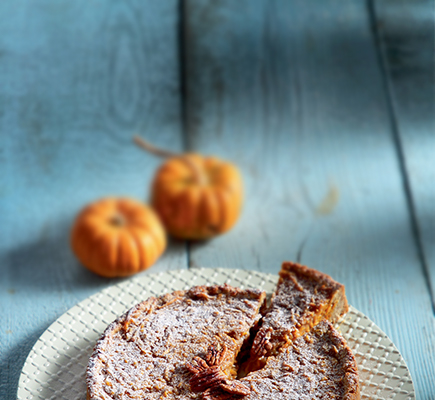 Γλυκιά τάρτα κολοκύθας σε κρούστα βρώμης #allazoumesinithies | ΑΒ Βασιλόπουλος