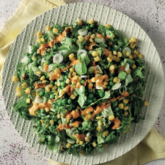 Μαρουλοσαλάτα µε καλαµπόκι