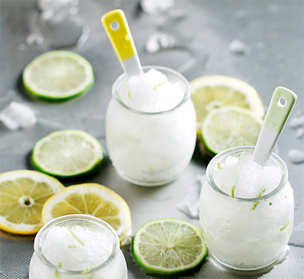 Δροσερό σορμπέ με λεμόνι και μοσχολέμονο #allazoumesinithies | ΑΒ Βασιλόπουλος