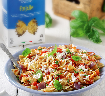 Φαρφάλες με ντομάτα