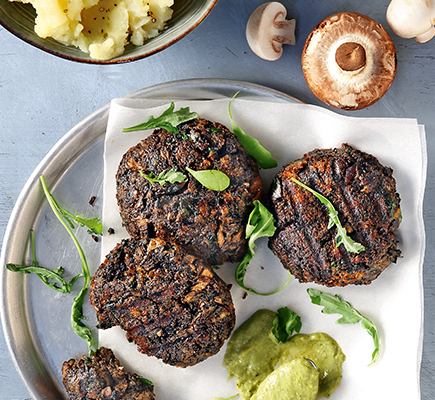 μπιφτεκια μανιταριων