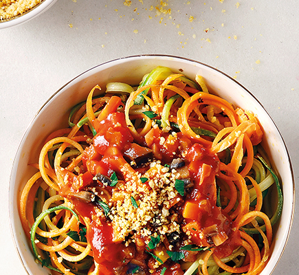 Vegan σπαγγέτι μπολονέζ