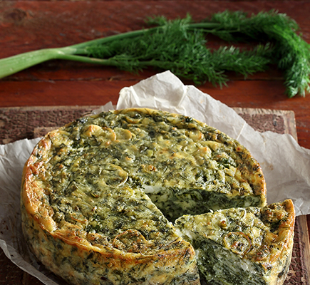 Τούρτα με αρωματικά χόρτα