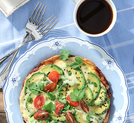 ομελετα με αβοκαντο