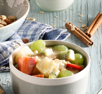 Φρουτοσαλάτα με μέλι και ταχίνι #allazoumesinithies | ΑΒ Βασιλόπουλος