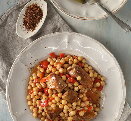 Ρεβίθια με χοιρινό
