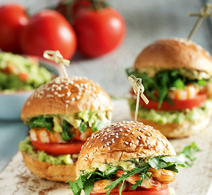 Μπέργκερ με ψωμί ολικής