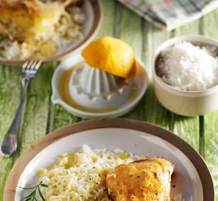 Κοτόπουλο λεμονάτο με τζίντζερ και μουστάρδα στην κατσαρόλα