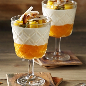 Κρέμα Καρύδας με Μάνγκο