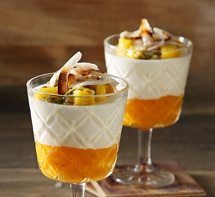 Κρέμα Καρύδας με Μάνγκο