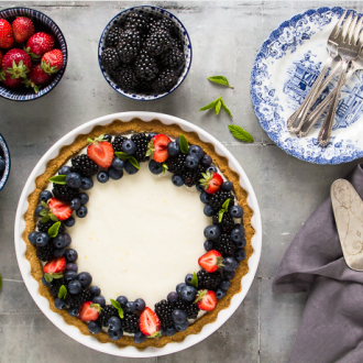 ταρτα με φρουτα του δασους