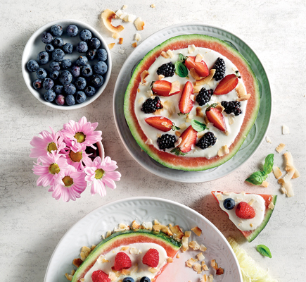 Καρπουζένια πίτσα