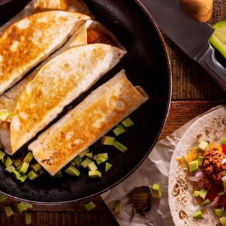 Τορτίγια με κιμά και αβοκάντο, Τορτίγια στο φούρνο ή στο τηγάνι