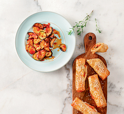 Γρήγορα μπουρεκάκια με μπριάμ και φέτα