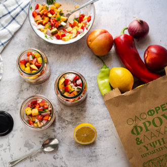 Γλυκόξινη σάλτσα ροδάκινο