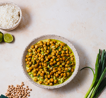 Ρεβίθια με κάρυ