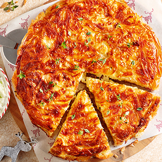 Eύκολη πρασοτυρόπιτα στο τηγάνι